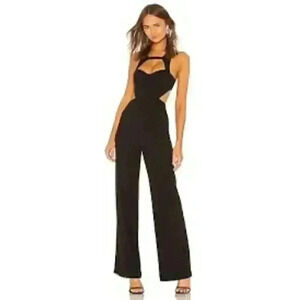 NWT NBD X NAVEN Black Kathy Jumpsuit Size Small